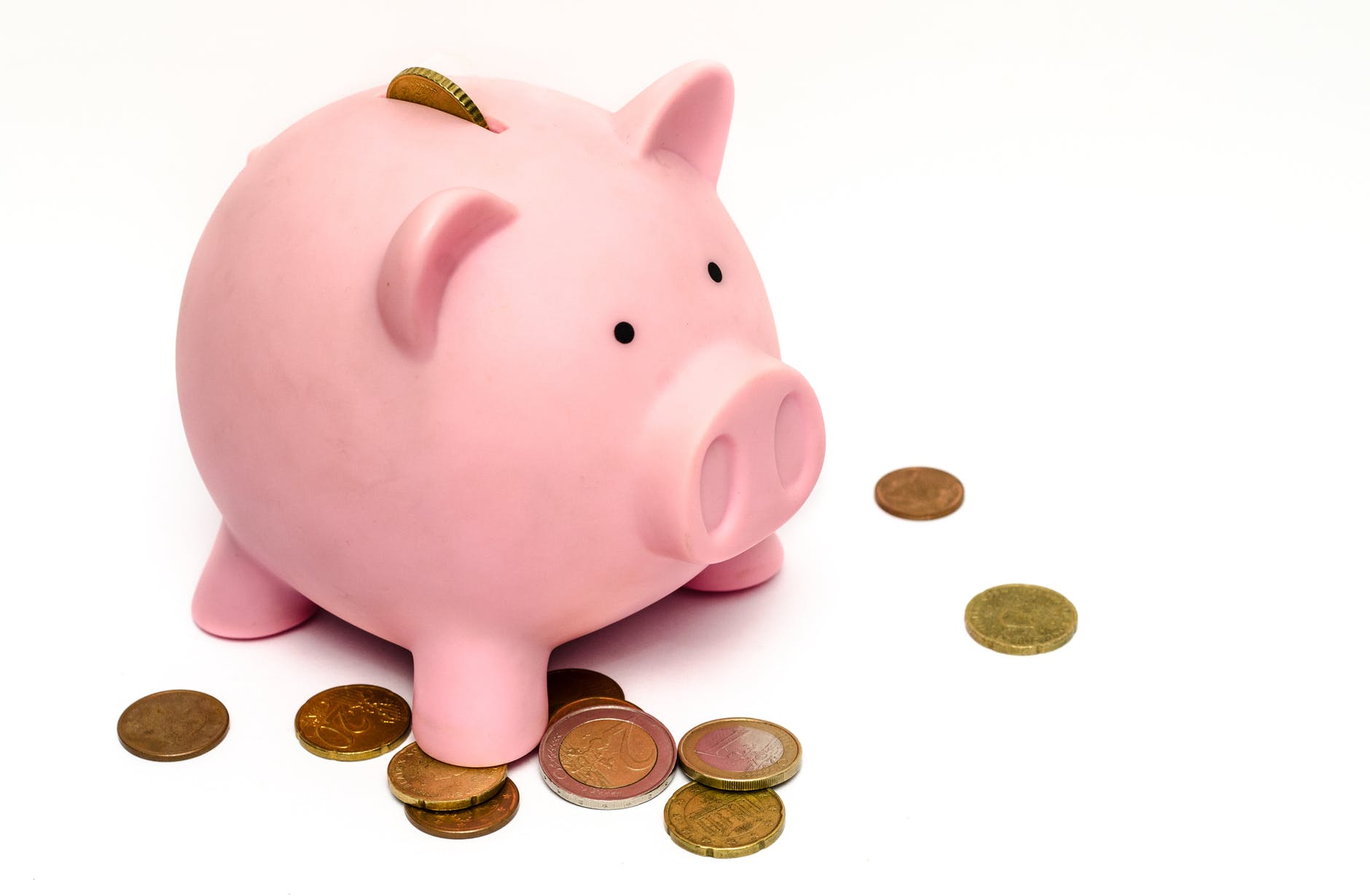 cartoon piggy bank