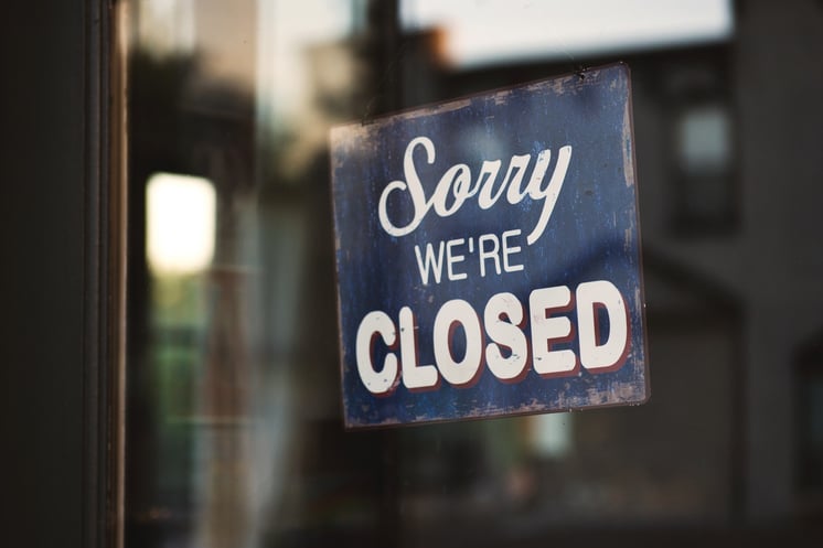 closed business